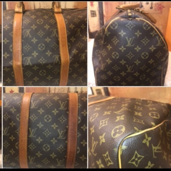 Authentic Louis Vuitton Monogram Keepall 50 - Picture 9 of 10